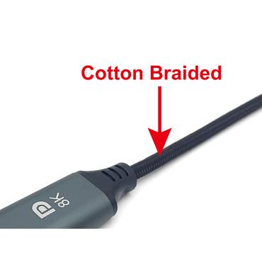 Equip 133423 videokabel adapter 3 m USB Type-C DisplayPort Gr&aring;