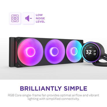 NZXT Kraken Elite V2 RGB 420mm, Svart