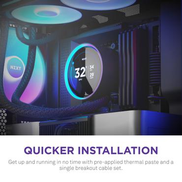 NZXT Kraken Elite V2 RGB 420mm, Svart