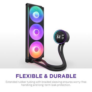 NZXT Kraken Elite V2 RGB 420mm, Svart