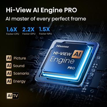 Hisense 100U7Q 254cm 100" UHD Mini LED Smart TV Fernseher