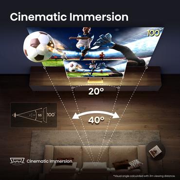 Hisense 100U7Q 254cm 100" UHD Mini LED Smart TV Fernseher