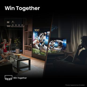 Hisense 100U7Q 254cm 100" UHD Mini LED Smart TV Fernseher