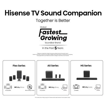 Hisense 100U7Q 254cm 100" UHD Mini LED Smart TV Fernseher