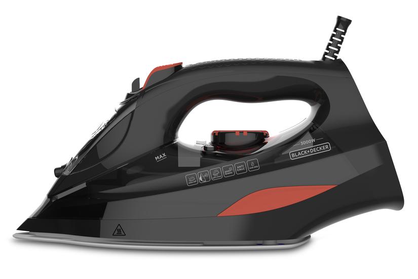 BLACK+DECKER Steam Iron 3000W  Black