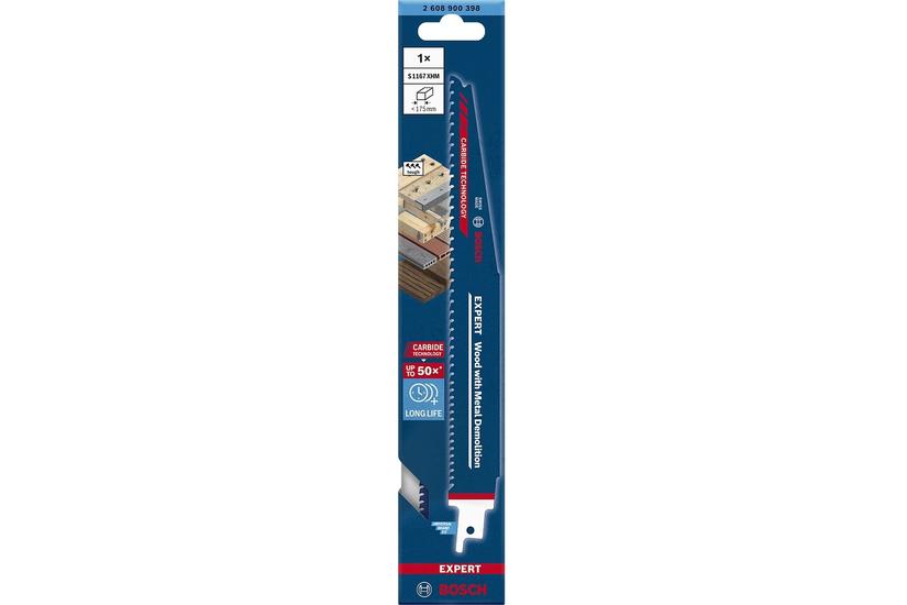 Bosch Expert Wood with Metal Demolition savklinge - for tr&aelig;, metal, hardwood, morter, tr&aelig;-plastikkomposit