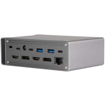 Prokord P-DOCK02-DL dockingstation Ledningsf&oslash;rt USB 3.2 Gen 2 (3.1 Gen 2) Type-C S&oslash;lv