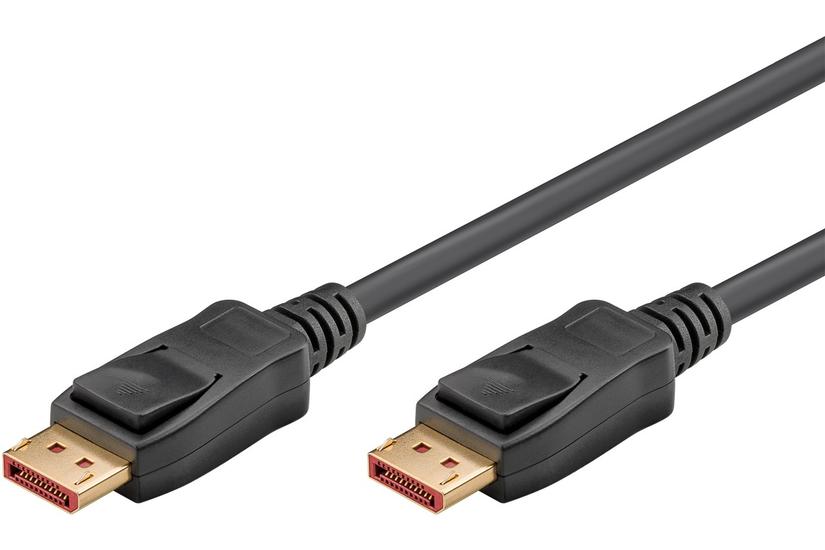 DisplayPort&trade; Cable 2.1, Certified, 80&nbsp;Gbit/s, 1 m, black