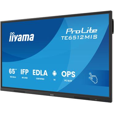 IIYAMA 163.9cm(65") TE6512MIS-B4AG 16:9 Touch 2xHDMI+2xUSB-C (Speditionsversand)