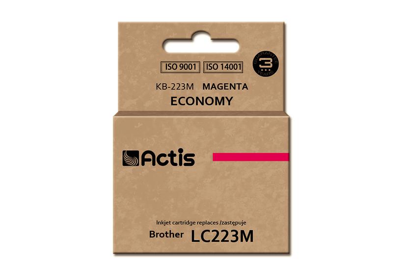 Actis KB-223M bl&aelig;k (erstatning Brother LC223M; Standard; 10 ml; r&oslash;d)