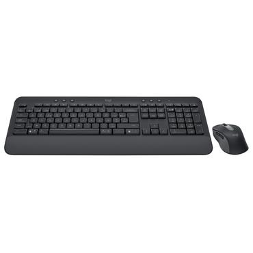 Logitech Signature MK650 Combo for Business - sats med tangentbord och mus - AZERTY - belgisk - grafit Inmatningsenhet