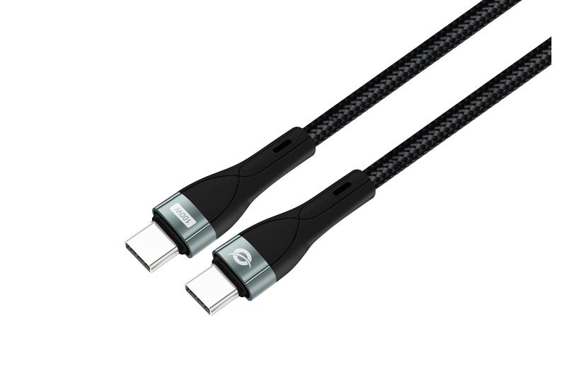 Conceptronic ETTA01B20 USB-kabel USB 2.0 2 m USB C Sort