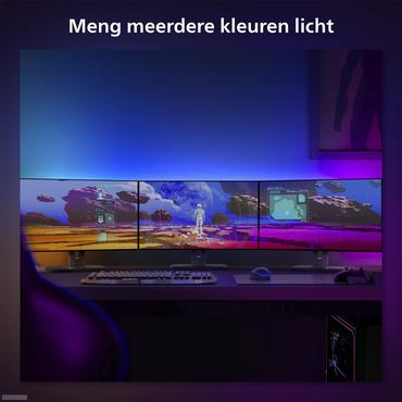 Philips Hue Play - ljusslinga - LED - 20 W - flerf&auml;rgat/vitt ljus - svart
