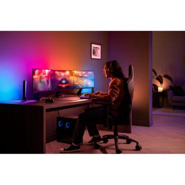 Philips Hue Play - ljusslinga - LED - 20 W - flerf&auml;rgat/vitt ljus - svart