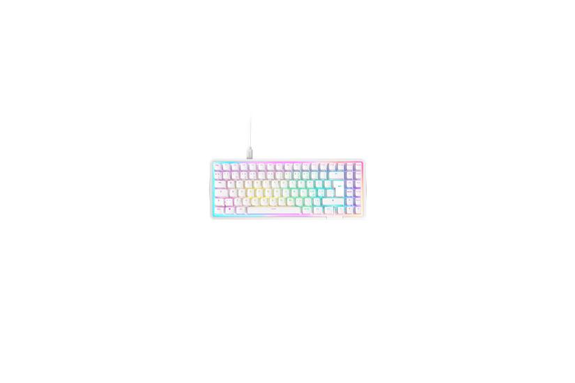 NZXT Tangentbord - NZXT Magnetic Hall Effect - Kabel - Tenkeyless - Vit - USB