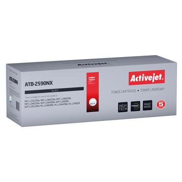 Activejet ATB-2590NX Toner til Brother-printere; Erstatning Brother TN2590XL; Supreme; 3000 sider; sort)