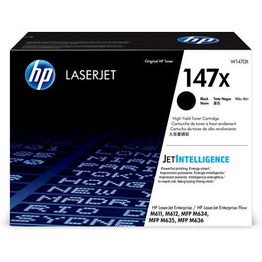 HP 147X - L&aring;ng livsl&auml;ngd - svart - original - LaserJet - tonerkassett (W1470X)