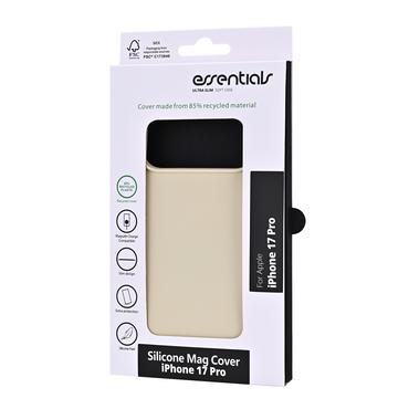 Essentials iPhone 17 Pro Genbrugs silikone Mag bagcover, sea pearl
