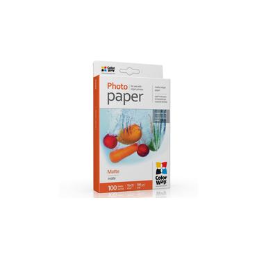 ColorWay - fotopapper - matt - 100 ark - 100 x 150 mm - 190 g/m&sup2;