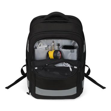 DICOTA Backpack REFLECTIVE 32-38 litre black