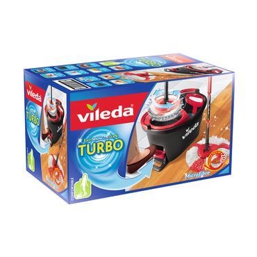 Vileda Easywring & Clean Turbo reng&oslash;ringsmoppe Uld R&oslash;d, Hvid