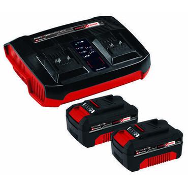 Einhell 2x 4.0Ah & Twincharger Kit PXC batterioplader Vekselstrøm