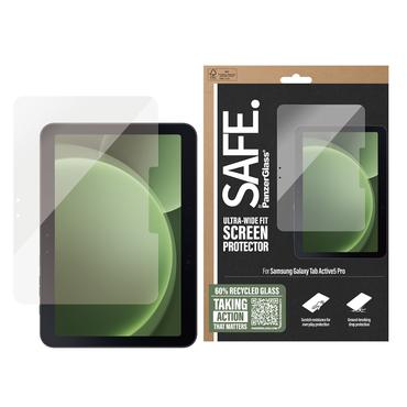 PanzerGlass SAFE. by ® Skærmbeskyttelse Samsung Galaxy Tab Active5 Pro | Ultra-Wide Fit