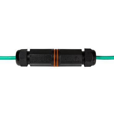 LogiLink NP0081 kabelsamler 2x RJ45 Sort