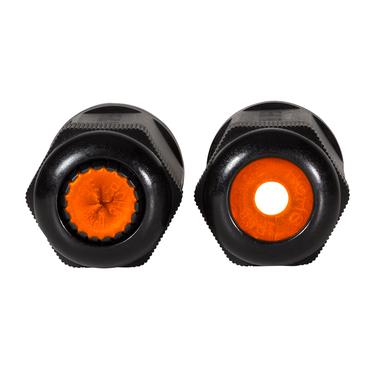 LogiLink NP0081 kabelsamler 2x RJ45 Sort