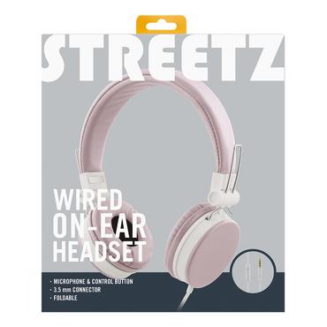 STREETZ HL-W202 - hovedtelefoner med mik.