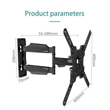 Wall bracket for 1 monitor -