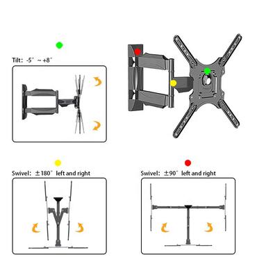 Wall bracket for 1 monitor -
