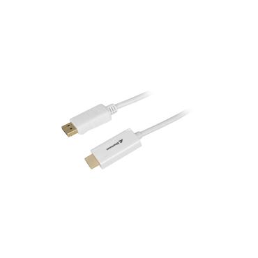 Sharkoon DisplayPort-kabel - 2 m - DisplayPort - HDMI - 1,2 - 4096 x 2160 pixlar - 60 hz