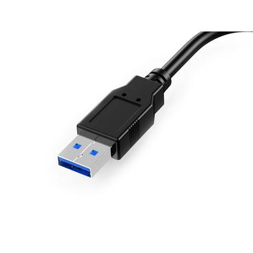 Equip 133384 USB grafisk adapter 1920 x 1080 pixel Sort