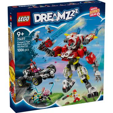 LEGO Dreamzzz 71497 Tygrysi mech Coopera i hot rod Zero