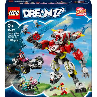 LEGO Dreamzzz 71497 Tygrysi mech Coopera i hot rod Zero