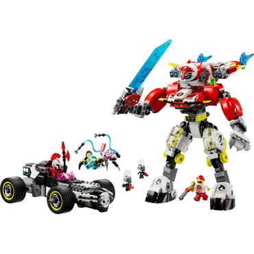 LEGO Dreamzzz 71497 Tygrysi mech Coopera i hot rod Zero