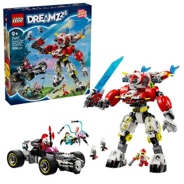 LEGO Dreamzzz 71497 Tygrysi mech Coopera i hot rod Zero