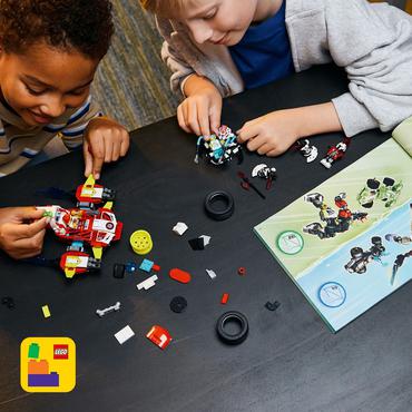 LEGO Dreamzzz 71497 Tygrysi mech Coopera i hot rod Zero