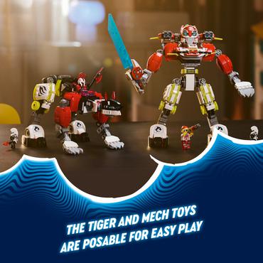 LEGO Dreamzzz 71497 Tygrysi mech Coopera i hot rod Zero