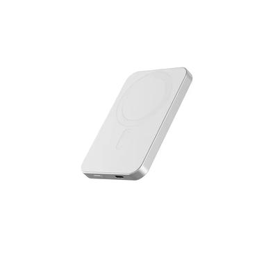 nevox PB-2292 powerbank Lithium polymer (LiPo) 5000 mAh Trådløs opladning Sølv, Hvid