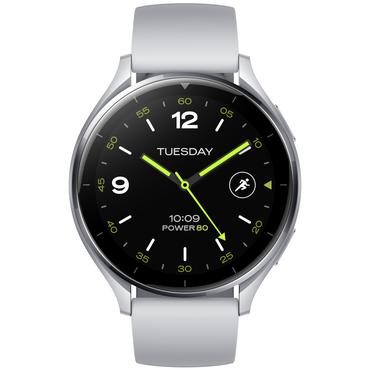 Xiaomi Watch 2 3,63 cm (1.43") AMOLED 46 mm Digital 466 x 466 pixel Berøringsskærm Sølv Wi-Fi GPS (satellit)