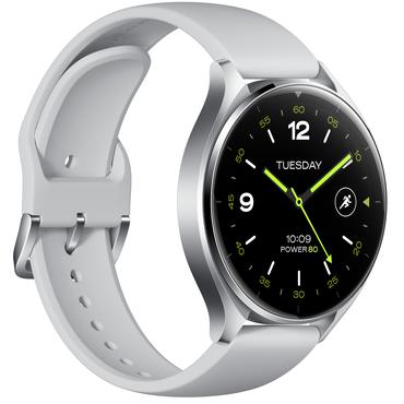 Xiaomi Watch 2 3,63 cm (1.43") AMOLED 46 mm Digital 466 x 466 pixel Berøringsskærm Sølv Wi-Fi GPS (satellit)