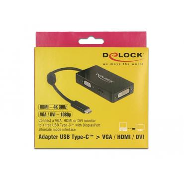 Delock Ekstern videoadapter - USB-C