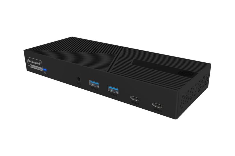 ICY BOX IB-DK2246AC - dockingstation - USB-C / USB-A - 2 x HDMI, 2 x DP - 1GbE