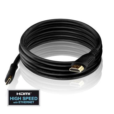 PureLink HDMI-mini HDMI M-M 3m HDMI-kabel HDMI Type A (Standard) HDMI Type C (Mini) Sort