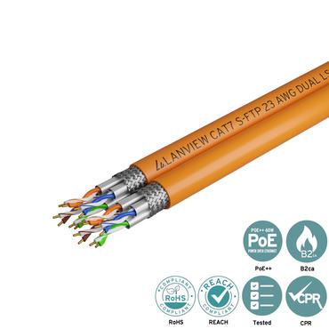 Cat7 S-FTP Network Cable Dual