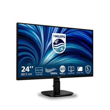 Philips 2000 series 24B2N2200/00 computersk&aelig;rm 60,5 cm (23.8") 1920 x 1080 pixel Fuld HD LCD Sort