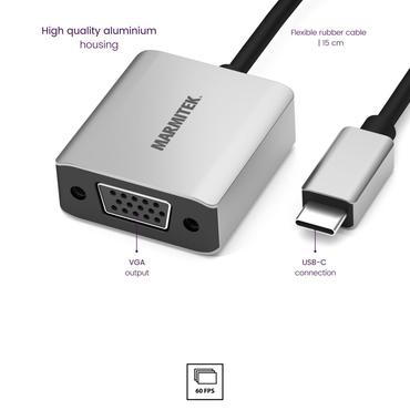 Marmitek Connect USB-C to VGA Adapter