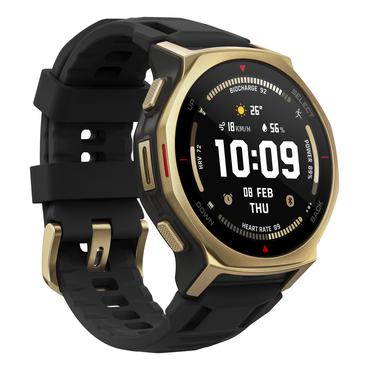 Amazfit T-rex 3 Pro 3,35 cm (1.32") AMOLED 44 mm Digital 466 x 466 pixel Berøringsskærm Guld Wi-Fi GPS (satellit)